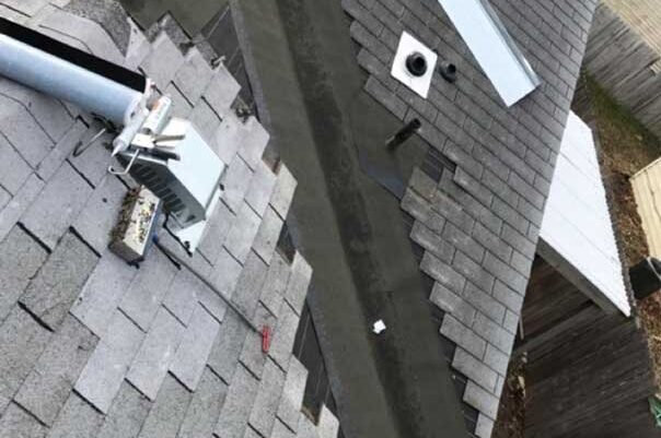 Eaton Roofing Service Repair Asphalt Shingle Valley Repair