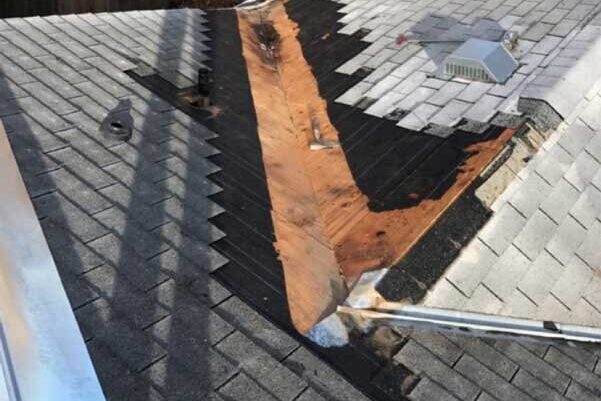 Eaton Roofing Service Repair Asphalt Shingle Valley Repair